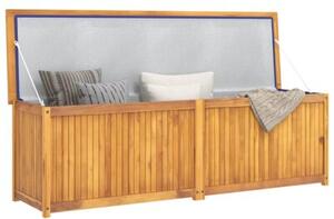 Skrzynia ogrodowa, 175x50x55 cm, lite drewno tekowe