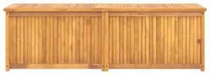 Skrzynia ogrodowa, 175x50x55 cm, lite drewno tekowe