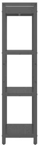 Półka na książki czarny dąb 40 x 30 x 119 cm