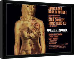 Oprawiony Obraz James Bond - Goldfinger - Projection