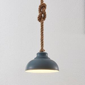 Lindby Chaby beton lampa wisząca, 1-punktowa