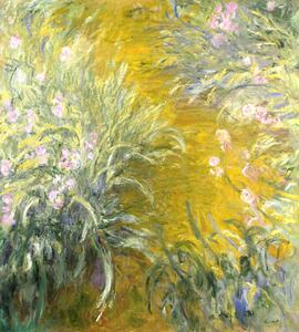 Reprodukcja The Path through the Irises 1914 1917, Claude Monet