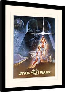 Oprawiony Obraz Star Wars 40th Anniversary - New Hope Art