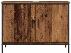 Szafka pod umywalkę, stare drewno, 60x33x60 cm