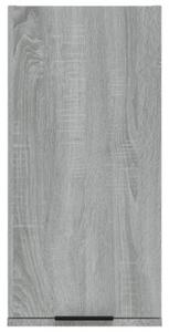 Wisząca szafka łazienkowa, szary dąb sonoma, 32x20x67 cm