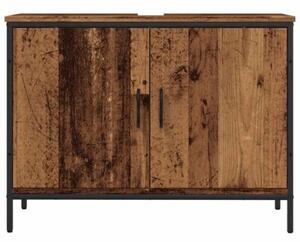 Szafka pod umywalkę, stare drewno, 80x30x60 cm