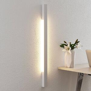 Kinkiet LED Ivano Arcchio, biały / opal, przedpokój, aluminium, nowoczesny