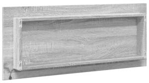 Lustro Åazienkowe z LED, szary dÄ b sonoma, 100x8,5x37 cm