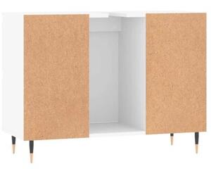 Szafka łazienkowa, biała, 80x33x60 cm, materiał drewnopochodny