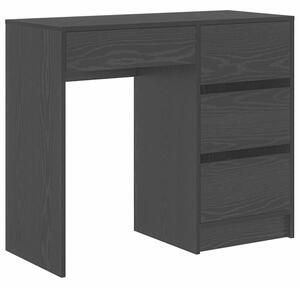 Biurko czarny dąb 90 x 37.5 x 75 cm materiał drewnopochodny