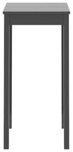 Stolik barowy z mdf, czarny, 55 x 55 x 107 cm