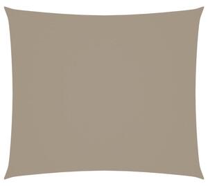Prostokątny żagiel ogrodowy, tkanina oxford, 2,5x3 m, taupe