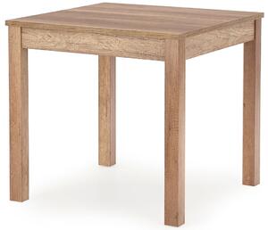 Mały kwadratowy stół do salonu dąb artisan - Bozi