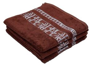 2x ręcznik BAMBOO brązowy