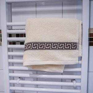 2x ręcznik GREEK kremowy