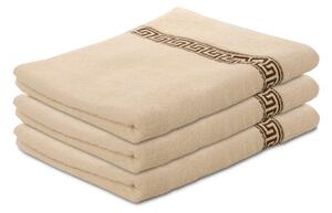 2x ręcznik GREEK kremowy