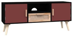 Szafka TV z drzwiczkami, 105x30x45 cm, materiał drewnopochodny