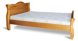Łóżko drewniane MJ10 180×200 cm z drewna dębowego