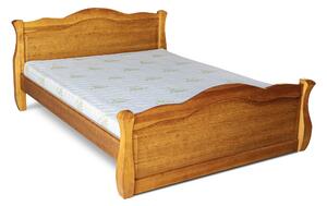 Łóżko drewniane MJ10 180×200 cm z drewna dębowego