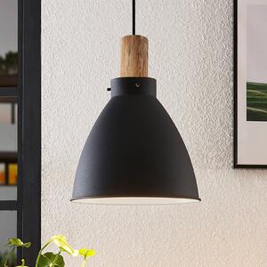 Lampa wisząca Trebale Lindby, możliwość ściemniania, czarny, salon / jadalnia, metal, skandynawski