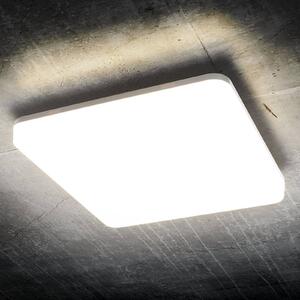 Heitronic Lampa sufitowa LED Pronto, kątowa, 28 x cm Pronto, biały / opal, tworzywo sztuczne, nowoczesny