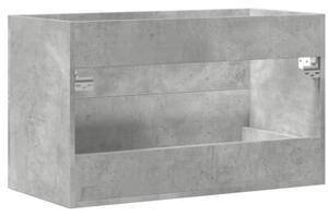 Szafka pod umywalkę, betonowy szary, 80x38,5x48 cm