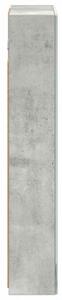 Szafka z lustrem do łazienki betonowy szary 40 x 10,5 x 60,5 cm