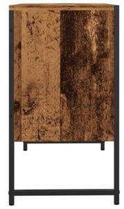 Szafka pod umywalkę łazienkową, stare drewno, 80x33x60 cm