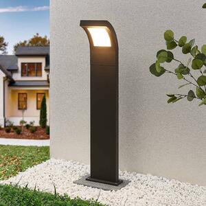 Słupek oświetleniowy LED Advik Arcchio, czarny, aluminium, nowoczesny