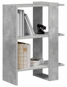 Półka na książki betonowy szary 52 x 25 x 71,5 cm