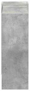Półka na książki betonowy szary 52 x 25 x 71,5 cm