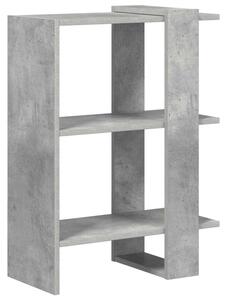 Półka na książki betonowy szary 52 x 25 x 71,5 cm