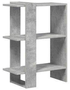 Półka na książki betonowy szary 52 x 25 x 71,5 cm