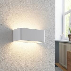 Kinkiet LED Karam Arcchio, biały / opal, salon / jadalnia, aluminium, nowoczesny