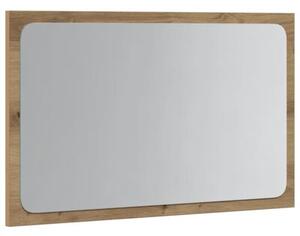 Lustro Åazienkowe z LED, dÄ b artisan, 60x8,5x38 cm