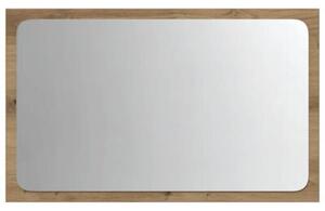 Lustro Åazienkowe z LED, dÄ b artisan, 60x8,5x38 cm