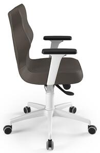 Entelo Ergonomiczne krzesło biurowe Perto White Vero 03, szare