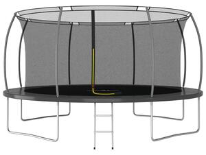 Trampolina z akcesoriami, okrągła, 460x80 cm, 150 kg