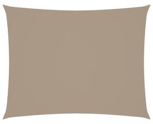 Prostokątny żagiel ogrodowy, tkanina oxford, 2x3,5 m, taupe