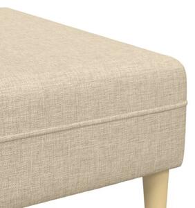 Nowoczesna sofa kremowa z podÅokietnikami i brÄ zowymi nogami - komfort i styl dla czterech osÃ³b