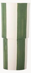 Ręcznie malowany wazon z kamionki Floki, W 31 cm