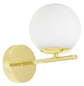 LAMPA ŚCIENNA KINKIET NOWOCZESNY KLASYCZNY ZŁOTY LEDO W1