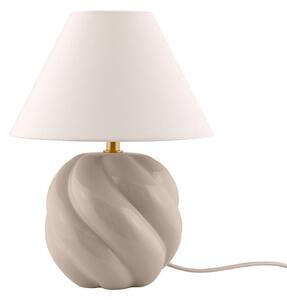 Lampa Stołowa Globen Lighting, DAHLIA, beżowy, salon, tkanina | tekstylia