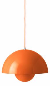 Lampa Wisząca &Tradition, Flowerpot VP7, ściemnialny, pomarańczowy, salon, metal, design