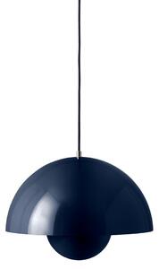 Lampa Wisząca &Tradition, Flowerpot VP7, ściemnialny, niebieski, salon, metal, design