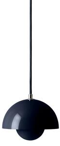 Lampa Wisząca &Tradition, Flowerpot VP10, ściemnialny, niebieski, salon, metal, design