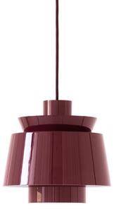 Lampa Wisząca &Tradition, Utzon JU1, ściemnialny, czerwony, salon, metal, design
