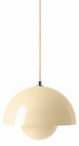 Lampa Wisząca &Tradition, Flowerpot VP1, ściemnialny, beżowy, salon, metal, design
