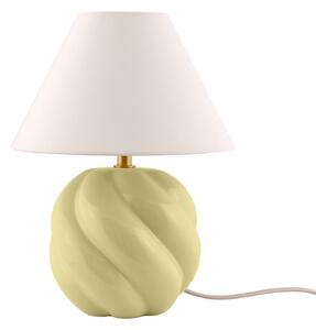 Lampa Stołowa Globen Lighting, DAHLIA, beżowy, salon, tkanina | tekstylia
