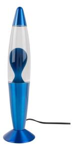 Niebieska szklana lampa lawa (wysokość 35,5 cm) Funky Rocket Lava – Leitmotiv